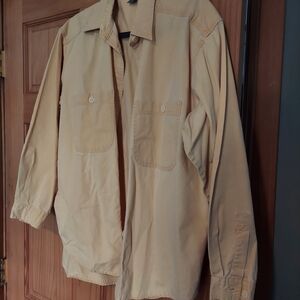 The Limited Womens Yellow Chinos Shirt Button Down Size M